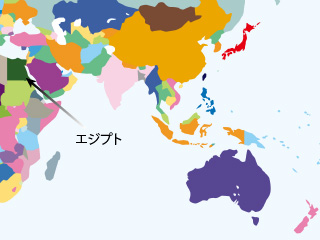 エジプトの地図