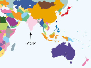 インドの地図