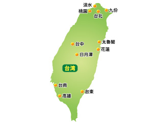 台湾の地図
