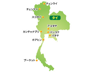 タイの地図