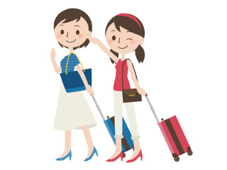女性の海外2人旅